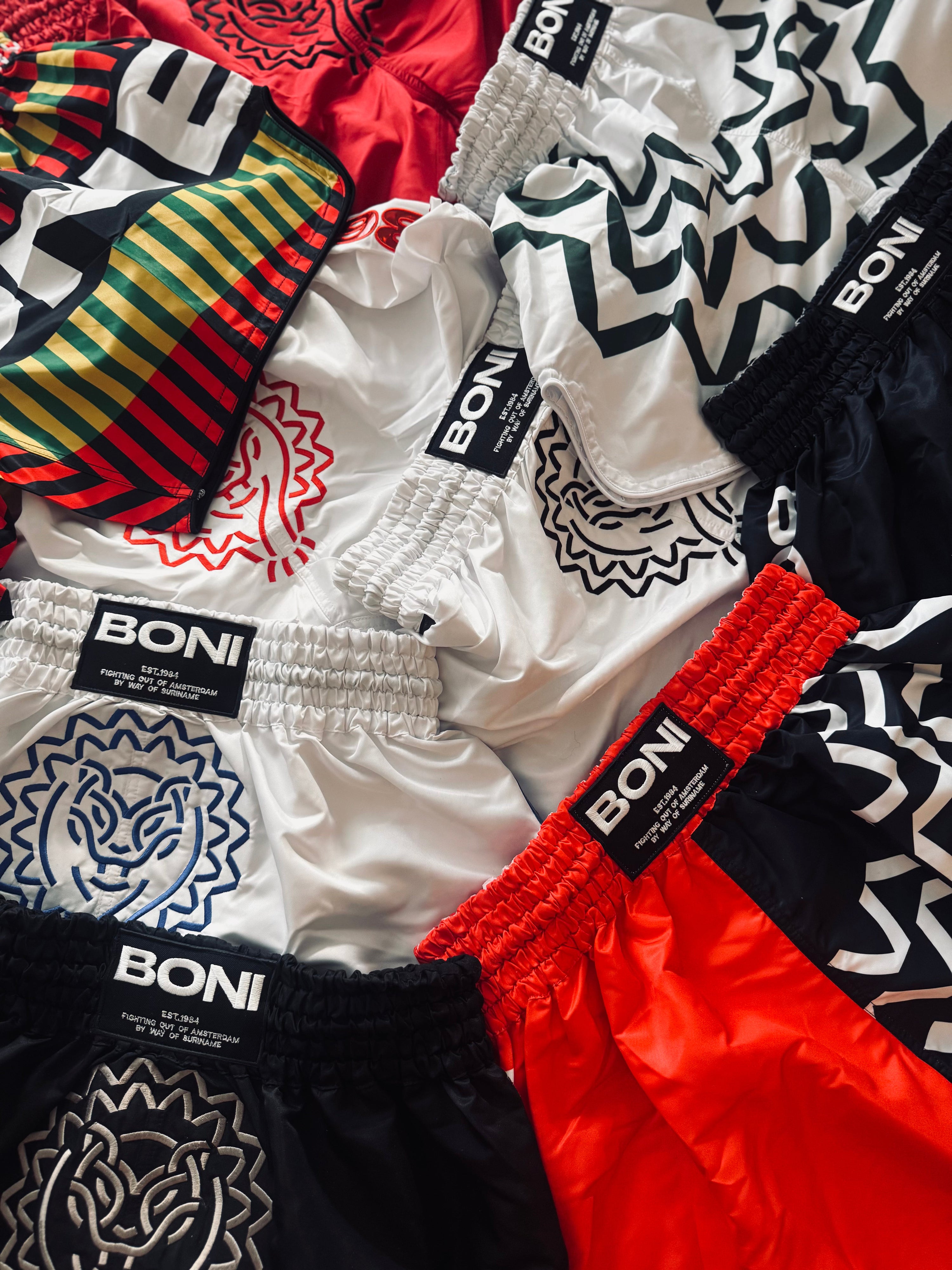 BONI Muay Thai shorts collection